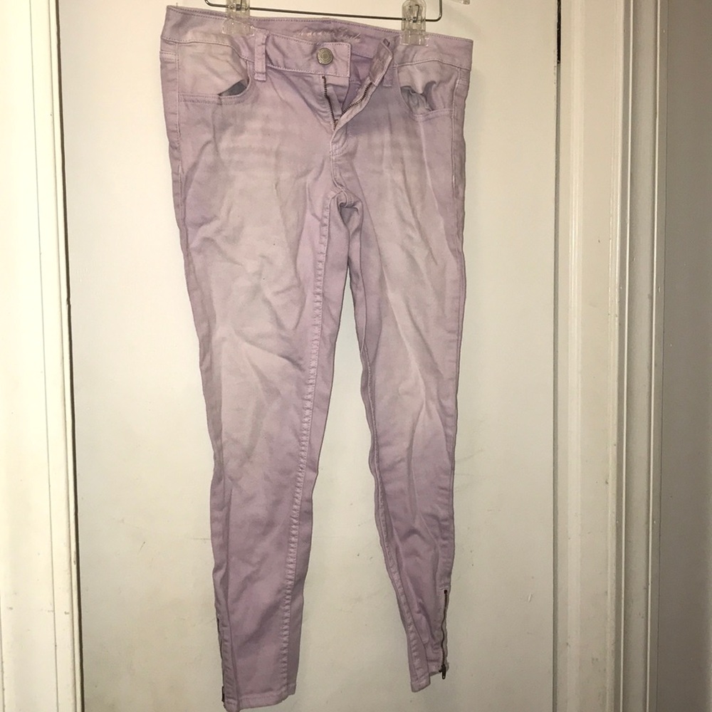 Light purple jeans